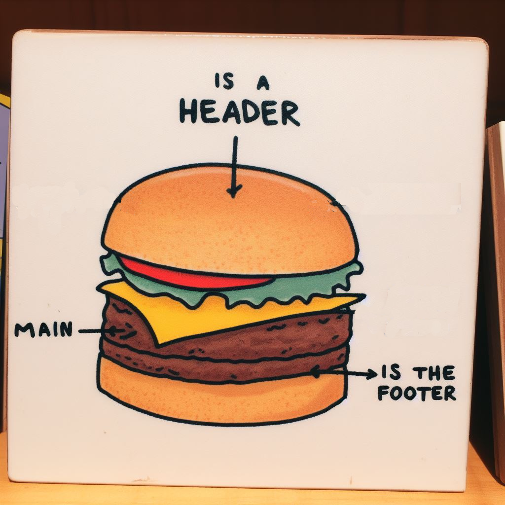 Structure de HTML en burger