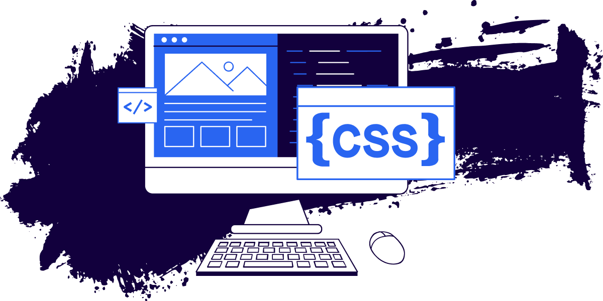 PC avec une balise de CSS